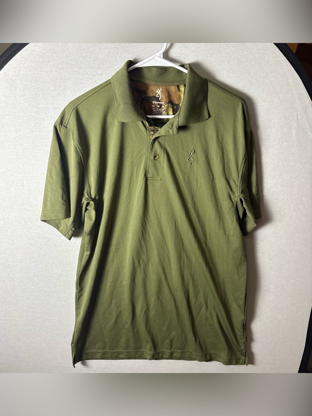 Browning Performance Outdoors Hunting Polo green size medium
